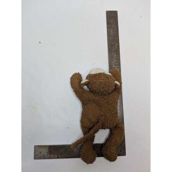 Russ Berrie Luv Pets Brown Monkey Terrycloth Mini Plush Stuffed Animal Lovey - Picture 7 of 7
